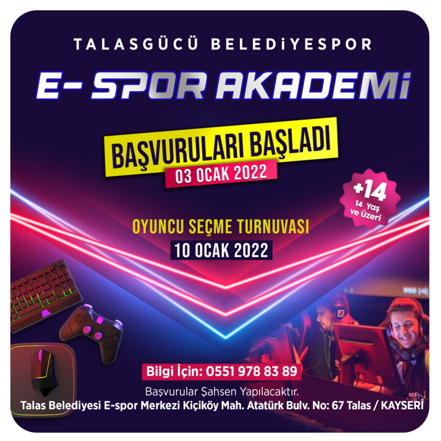 Talas E-Spor Merkezi
